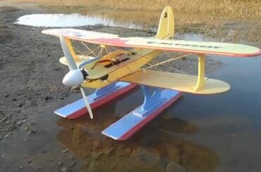 デコパネでスローフライト！2015 12 07 水上機Pitts