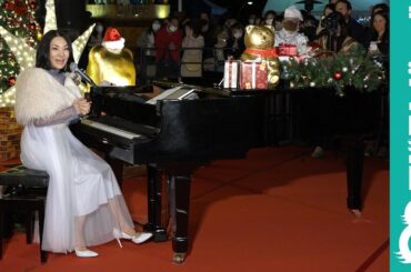 広瀬香美 サプライズライブで一足先にクリスマス気分