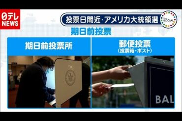 【アメリカ大統領選】「期日前投票」が混乱をまねく？（2020年10月30日放送『the SOCIAL』より）