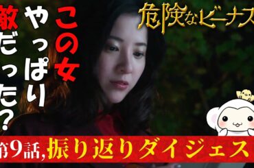 #9【危険なビーナス9話振り返りダイジェスト】9分で全部振り返り！楓の真の目的とは？？そしてまた一人、拉致監禁の被害者が・・第九話フルバージョンでドラマあらすじを振り返ろう【東野圭吾】