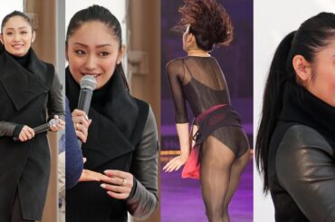 【タレント TV star】いつまでもキレイでセクシーな安藤美姫さんトークショー in ピングーのエコ・わくスケート広場