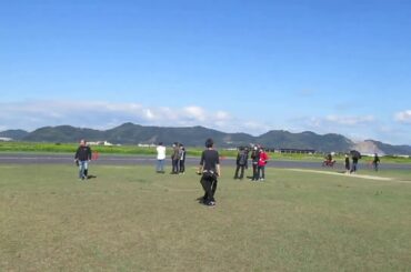 滑走路ラン　2020.10.11　笠岡ふれあい空港（岡山県笠岡市カブト南町）