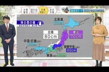 【全国の天気】次々と雪雲が・・・短時間で大雪の恐れも(2020年12月14日)
