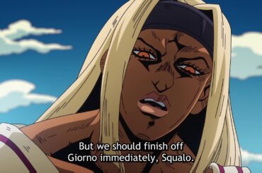 Narancia vs Squalo and Tiziano - Part 4 - Full Fight - 4K - JJBA Part 5 - ジョジョ