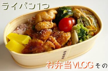 【お弁当VLOG】フライパン１つで4品作ります♪