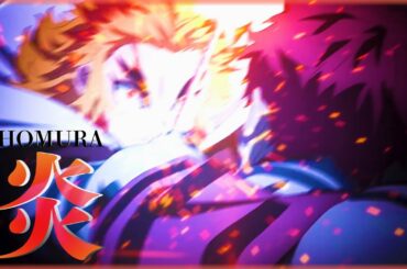 【MAD】劇場版「鬼滅の刃」無限列車編 『炎/Lisa』【歌詞付き】Demon Slayer