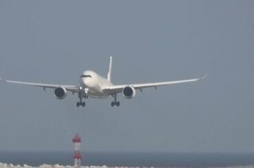 那覇空港第２滑走路供用開始 JAL エアバス A350　20200326