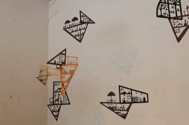 「空に住む」　2015本田ゆうすけ個展、風の声、空の物語より