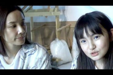 吉田羊＆鈴木梨央、どっちが子どもかわからないほどの元気さ／ポカリスエットCMメイキング