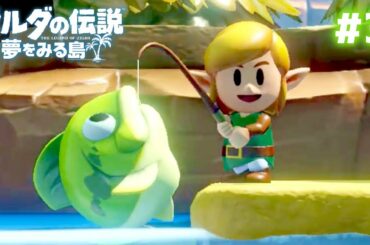 勇者、大物が釣れてご満悦 #3【ゼルダの伝説 夢をみる島】
