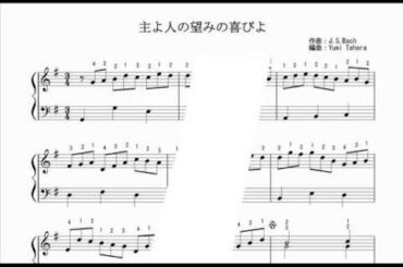 ダウンロード楽譜～主よ人の望みの喜びよ（マリカハープ34弦）～