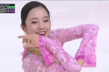 【フィギュアスケート】本田真凛、フランス大会　フリー演技！
