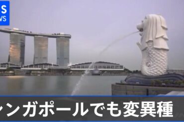 新型コロナウイルス変異種  シンガポールでも初めて感染確認