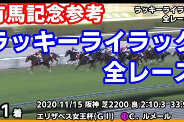 【有馬記念2020参考】ラッキーライラック全レース集～エリザベス女王杯2020C ルメール【パドック競馬】