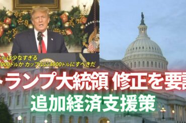 トランプ大統領が修正を要請　追加経済支援策