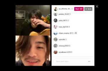 城田優 & 三浦翔平 インスタライブ 2020/12/26 Instagram live