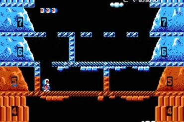 【コメ付レトロゲーム攻略】ファミコン アイスクライマー【クリアするまで終われまてん 】