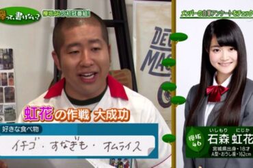 欅って書けない？  初回 石森虹花 自己紹介動画