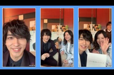 横浜流星 さん 初インスタライブ 吉高由里子さんと 2020/10/24 Instagram Live  ryusei yokohama