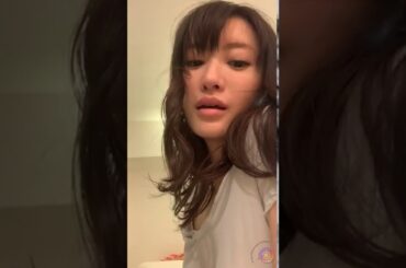 松本まりか 様 ちょこっと見えた？インスタライブ Instagram Live  marika matsumoto あざとくて何が悪いの？