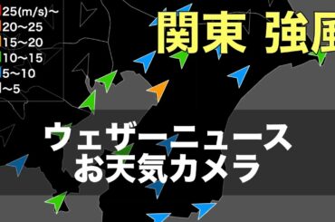 【LIVE】ウェザーニュースお天気カメラ(千葉市美浜区)　関東で強風、交通機関にも影響　2021年1月7日(木)