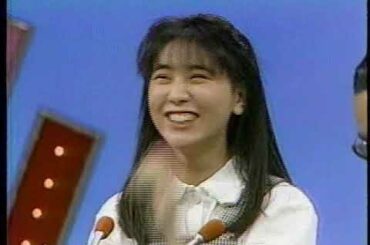 テレフォンショッキング 斉藤由貴 高井麻巳子 松本小雪