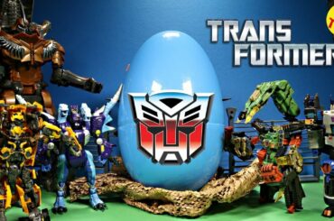 New Giant Transformers Surprise Egg / Vintage Transformers Garage Sale Box  Unboxing