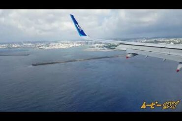 新滑走路への着陸　那覇空港ランウェイ１８R　PCAランディング　ANA A321 OKA-RW18R