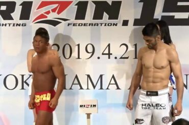 北岡悟vsロベルトデソウザRIZIN 15