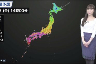 15日(金)の天気　関東は雲が多く寒い一日　北日本の天気回復し、全国的に穏やか