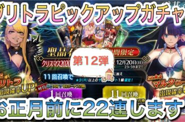 【FGO】fgo初心者の動画第12弾！ヴリトラピックアップガチャ22連します！！🐉