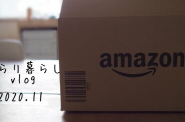【さらり暮らしのvlog】Amazonブラックフライデー&サイバーマンデーお買い物レポ
