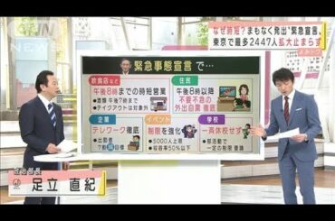 前回と今回の緊急事態宣言の違い　政府の意図は？(2021年1月7日)