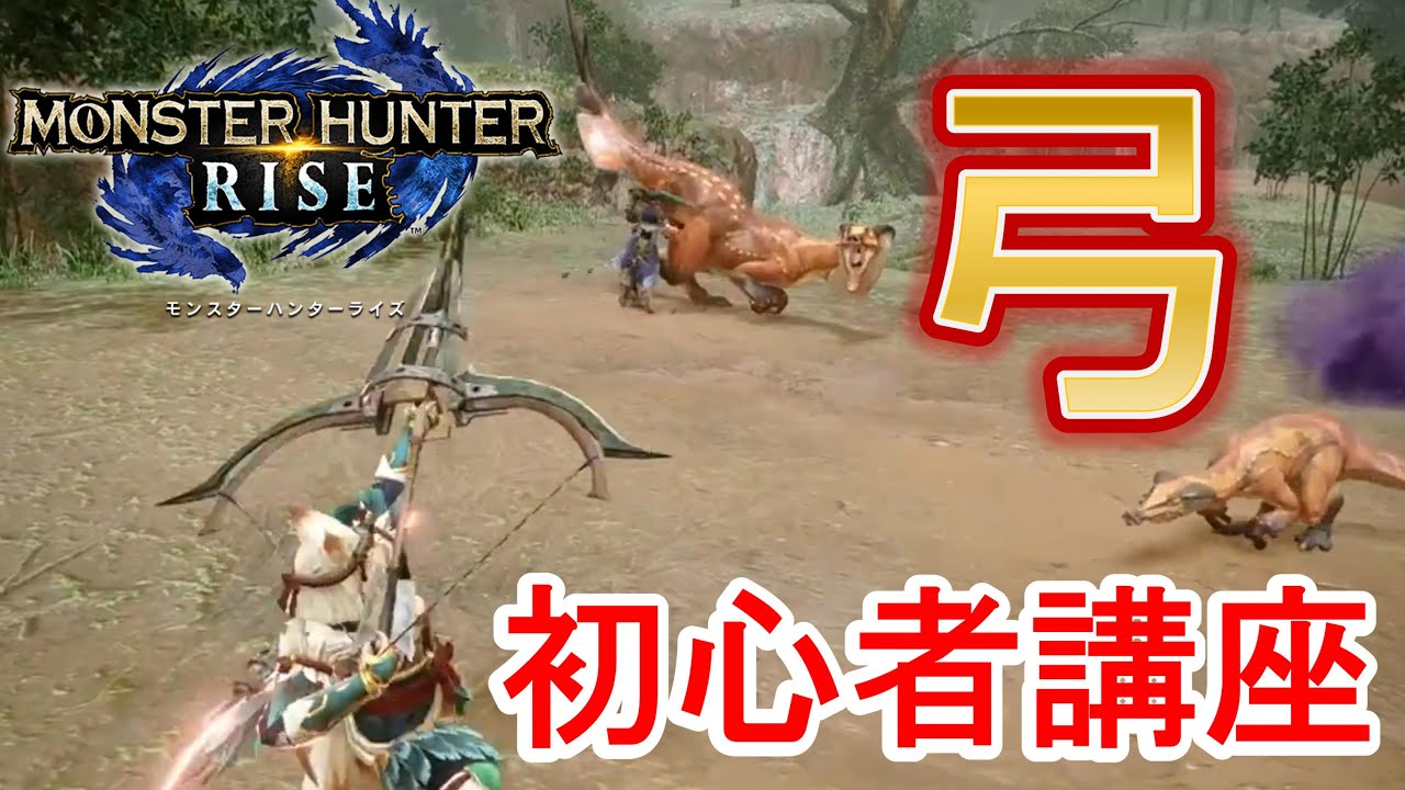 【MHRise】弓の使い方 初心者講座&コンボ紹介 bow【モンハンライズ】