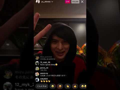 城田優　ほろ酔い真夜中ゲリラインスタライブ