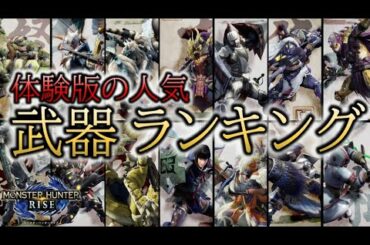 【驚きの結果】ライズの人気武器アンケート結果