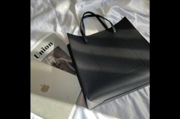 vegan leather "square bag"