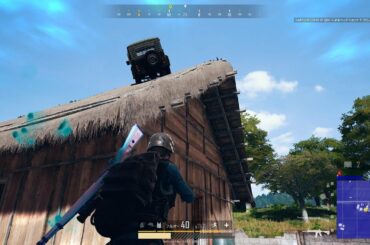 【pubg】最後の望みを懸けた装甲車がまさかの屋根に！ここから奇跡は起こる！？