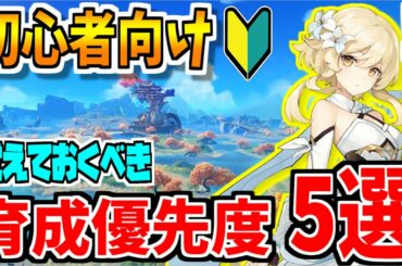【原神】初心者は見ないと損する！無課金キャラの育成優先度TOP5！リリース前にこれだけ見ておけば大丈夫【原神インパクト　Genshin実況】
