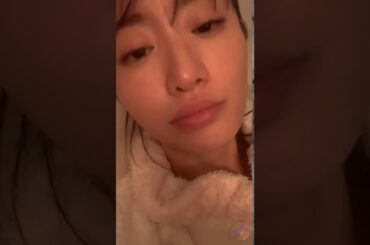 松本まりか さん うとうと可愛いインスタライブ 2021/01/29 Instagram Live  marika matsumoto