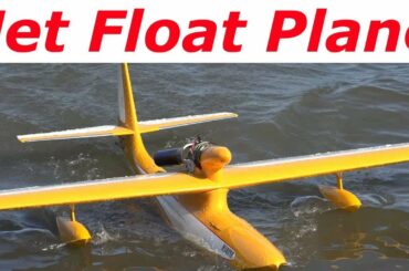 【HD】Jet Float Plane 'Yellow Marine' ジェットRC水上機