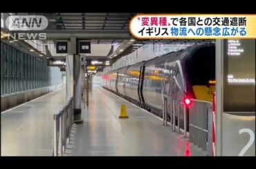 物流への懸念広がる　イギリス“変異種”で交通遮断(2020年12月22日)