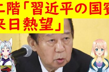 穏やかな雰囲気で実現できるよう心から願う。二階氏、中国の国賓来日を熱望【世界の〇〇にゅーす】【ニュース】