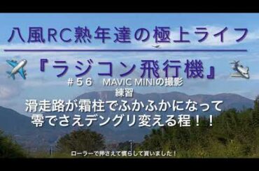＃56 Mavic miniの撮影練習！  滑走路をローラー掛けしたら トムキャットも華麗に飛んだ！
