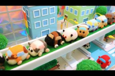 「PUI PUIモルカー」1話, 2話 フル | モルモット60匹の大行列🖤モルモットキャラバン