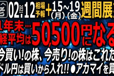 【相場天気予報＆週間相場展望】日経平均は昨年11月から約３ヵ月で６千円超上昇した。このまま行けば年末の日経平均株価は50,500円！来年末には74,500円だ。この上昇は本物か？ラジオヤジの相場解説。