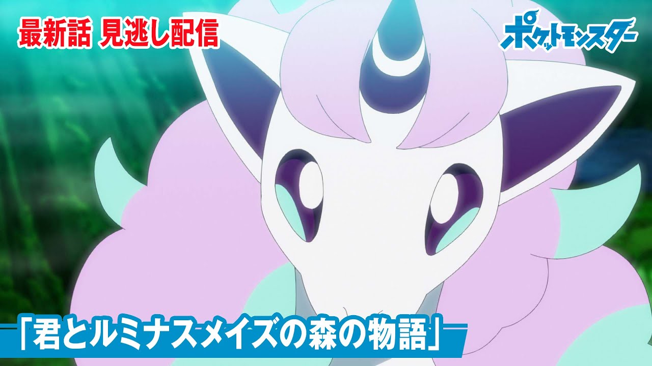 アニメ「ポケットモンスター」第55話「君とルミナスメイズの森の物語」-期間限定配信- アニメ「ポケットモンスター」第55話「君とルミナスメイズの森の物語」-期間限定配信-