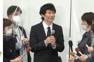 【謝罪会見】アンジャッシュ渡部、ガキ使収録をめぐり報道陣と押し問答　苦悶の表情で「お答えできません」