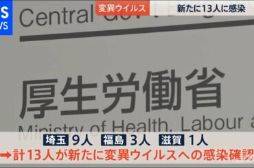 新型コロナ、変異ウイルス新たに１３人に感染 国内確認１２８人に