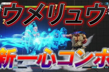 スト5 SFV CE ウメリュウキタァ！新一心コンボ炸裂！  攻略解説 格闘ゲーム ストリートファイター5 Eスポーツ